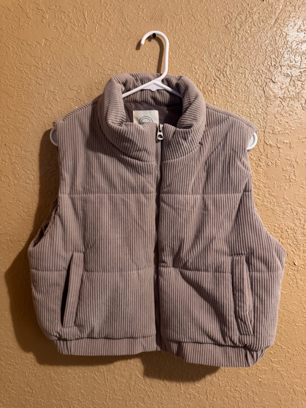 Stoosh corduroy cropped vest